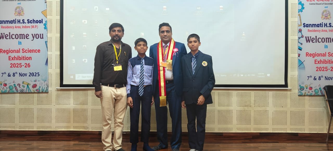 FIRST POSITION IN CBSE REGIONAL SCIENCE EXHIBITION-2025 